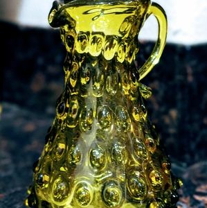 Vintage Empoli hand blown glass